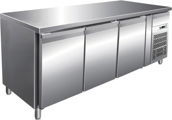 Pro Tiefkühltisch mit 3 Türen und kleine Schublade GN1/1 1795x700x860mm
