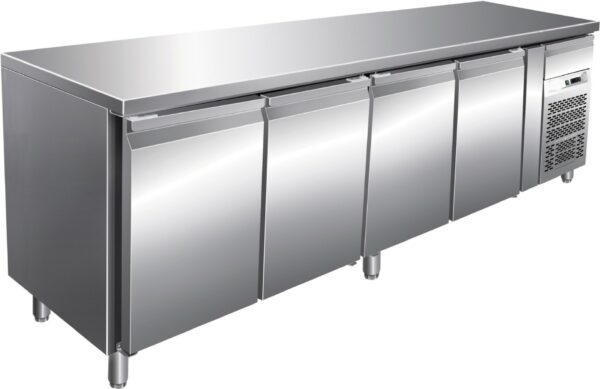Pro Tiefkühltisch mit 4 Türen und kleine Schublade GN1/1 2230x700x860mm
