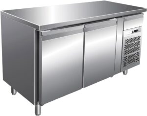 Pro Kühltisch mit 2 Türen und kleine Schublade GN1/1 1360x700x860mm