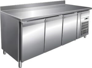 Pro Tiefkühltisch mit Aufkantung, mit 3 Türen und kleine Schublade GN1/1 1795x700x860mm