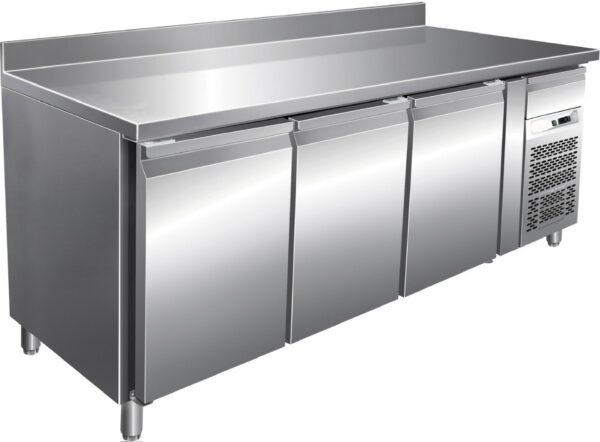 Pro Tiefkühltisch mit Aufkantung, mit 3 Türen und kleine Schublade GN1/1 1795x700x860mm