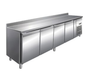 Pro Tiefkühltisch mit Aufkantung, mit 4 Türen und kleine Schublade GN1/1 2230x700x860mm