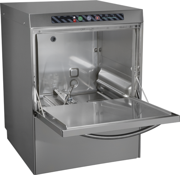 Pro Doppelwandige Geschirrspülmaschine 50x50 mit Reiniger und Ablaufpumpe, 595x610x815mm – Bild 2