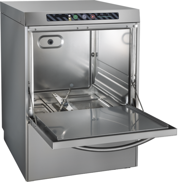 Pro Doppelwandige Geschirrspülmaschine 50x60 mit Reiniger und Ablaufpumpe, 595x700x850mm – Bild 2