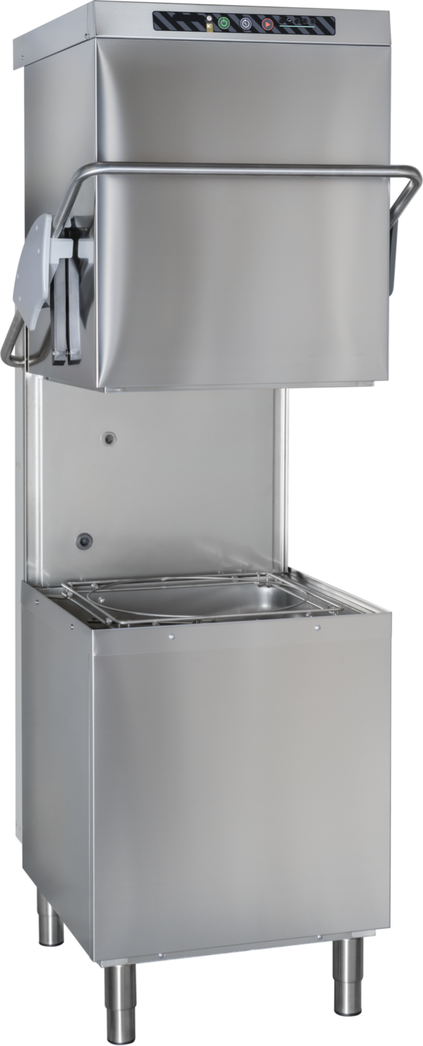 Pro Doppelwandige Haubenspülmaschine 50x50 mit Reiniger und Ablaufpumpe, 740x810x1570mm – Bild 2