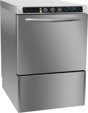 Pro Doppelwandige Geschirrspülmaschine 40x40 mit Reiniger und Ablaufpumpe, 470x600x635mm