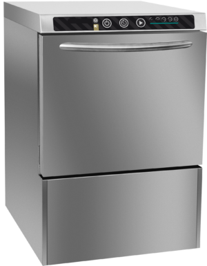 Pro Doppelwandige Gläserspülmaschine 40x40 mit Reiniger und Ablaufpumpe, 470x545x635mm