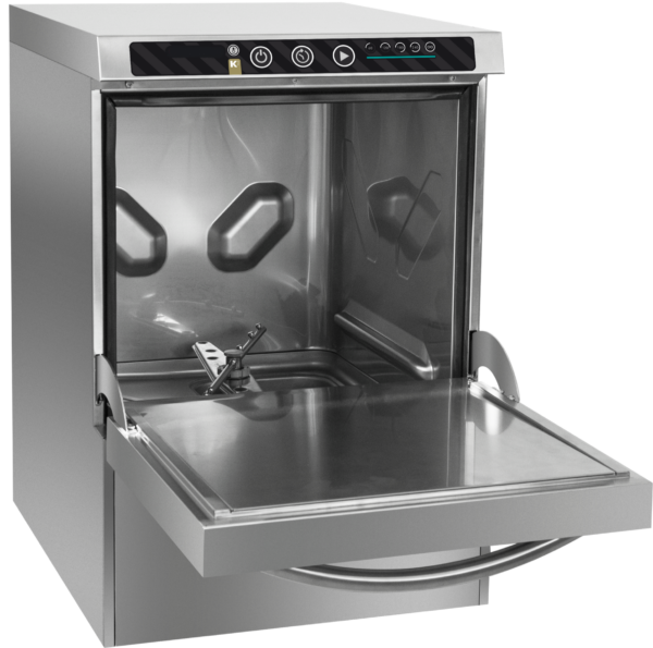 Pro Doppelwandige Gläserspülmaschine 40x40 mit Reiniger und Ablaufpumpe, 470x545x635mm – Bild 2