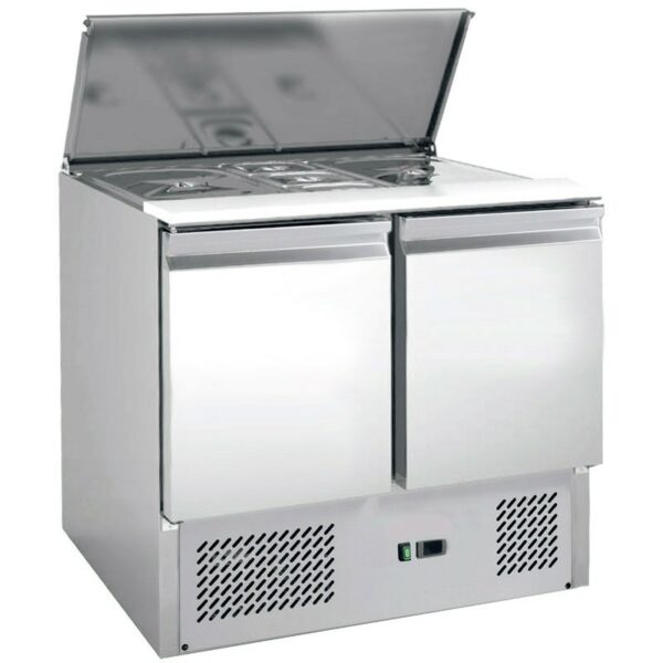 Eco Saladette mit 2 Türen 900x700x850 mm