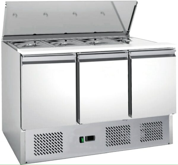 Eco Saladette mit 3 Türen 1365x700x865 mm