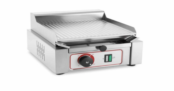 Pro Grillplatte Chromat gerillt 400x320x190 mm (einzeln)
