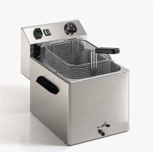 Pro elektrische Fritteuse Monofase 7 l, mit Ablasshahn 270x420x380mm