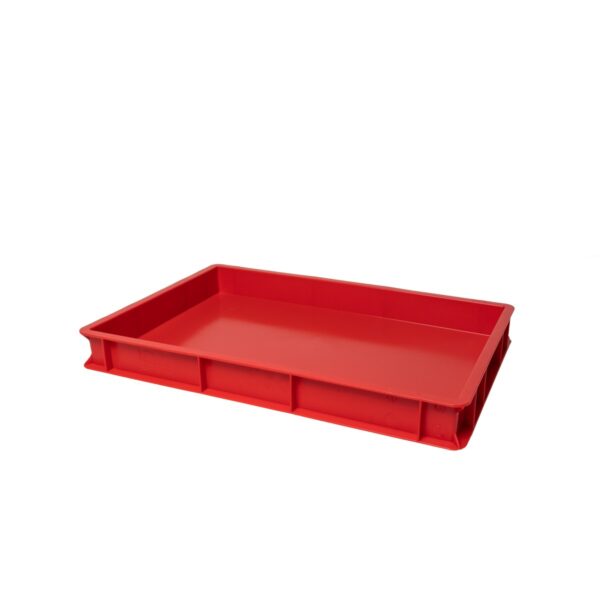 Pro 8 Stück Teigbehälter Rot 600x400x70mm