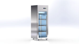 Pro Tiefkühlschrank mit 1 Glastür 720x885x2090 mm