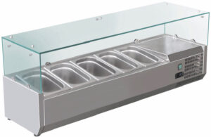 Pro Aufsatzkühlvitrine GN1/4 1200x335x230/435h mm