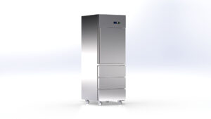 Pro Tiefkühlschrank mit 1 Tür und 3 Schubladen 720x885x2090 mm