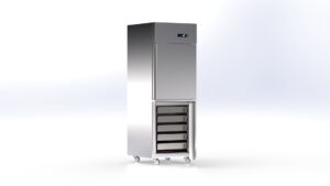 Pro Fisch-Kühlschrank mit 2 Türen (5 Inox Schubladen inkl.) 720x890x2090mm