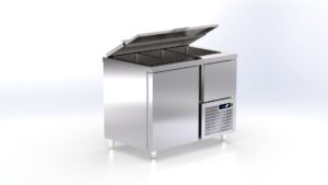 Pro Saladette mit 2 Türen (1x Gross & 1x klein) 1070x700x870mm