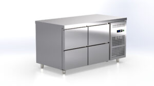 Pro Kühltisch mit 4 Schubladen GN1/1 1410x700x870mm