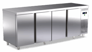 Pro Kühltisch Slim mit 4 Türen GN1/1 2200x700x870mm