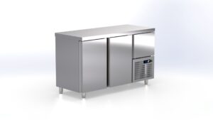 Pro Kühltisch mit 4 Türen (3x Gross & 1x klein) 1880x600x870mm