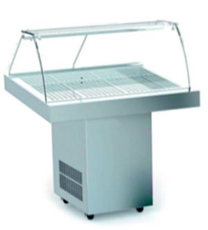 Pro Fisch-Kühlvitrine 940x850x1200mm