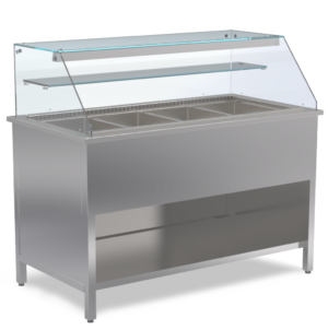 Pro Warmhaltevitrine 1070x700x1250h mm