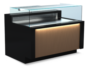 Pro Konditorei und Bäckerei-Kühlvitrine 1100x1050x1150mm