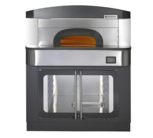 Pizzagroup Pizzaofen 550 6C– Napoletanischer Elektro-Steinofen mit Untergestell (komplett) 1180x1725x1825mm