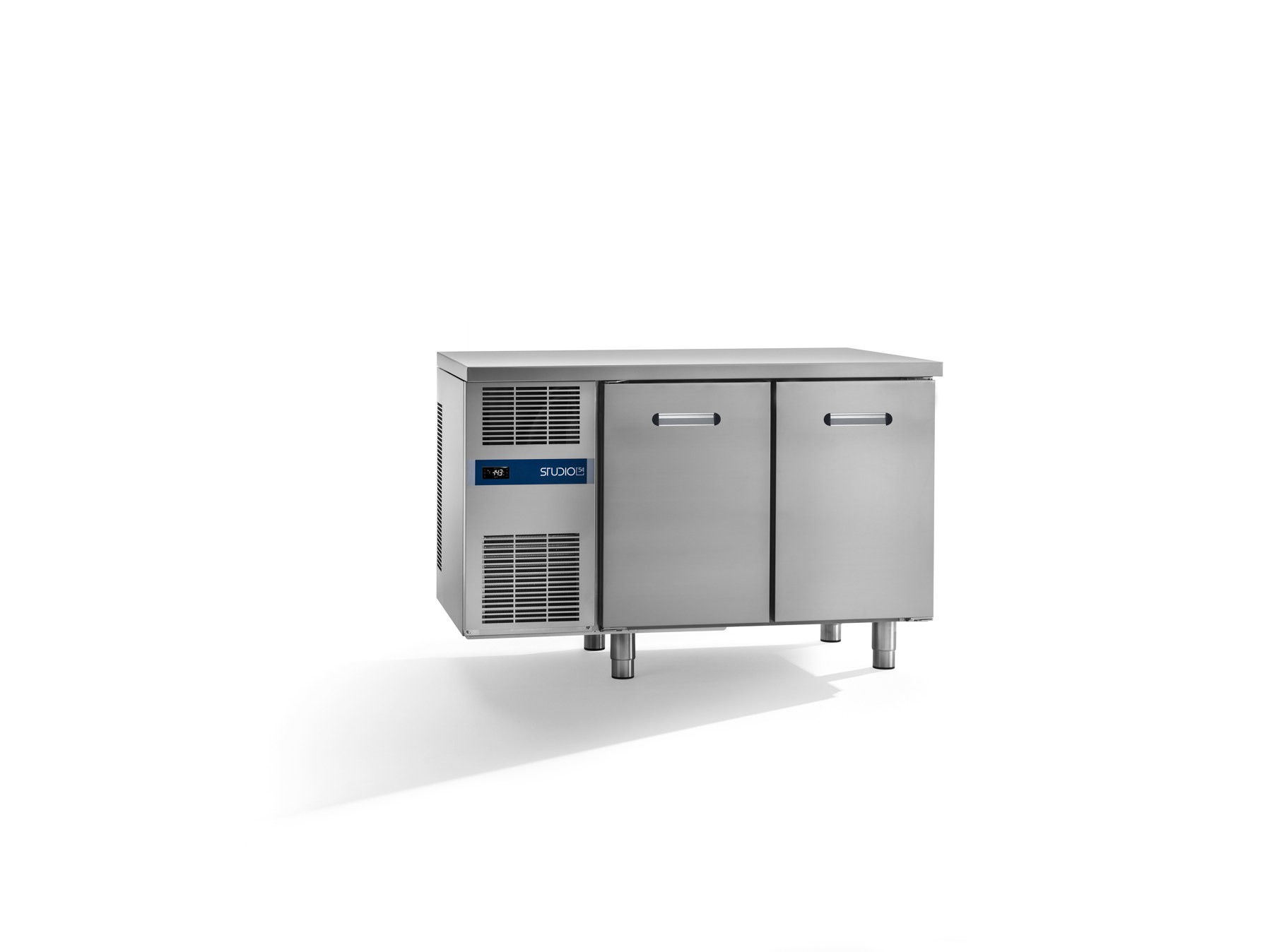 Studio54 Daiquiri Basic Line SP50 H660 Kühltisch 2 Türen mit Aggregat – glatte Arbeitsplatte