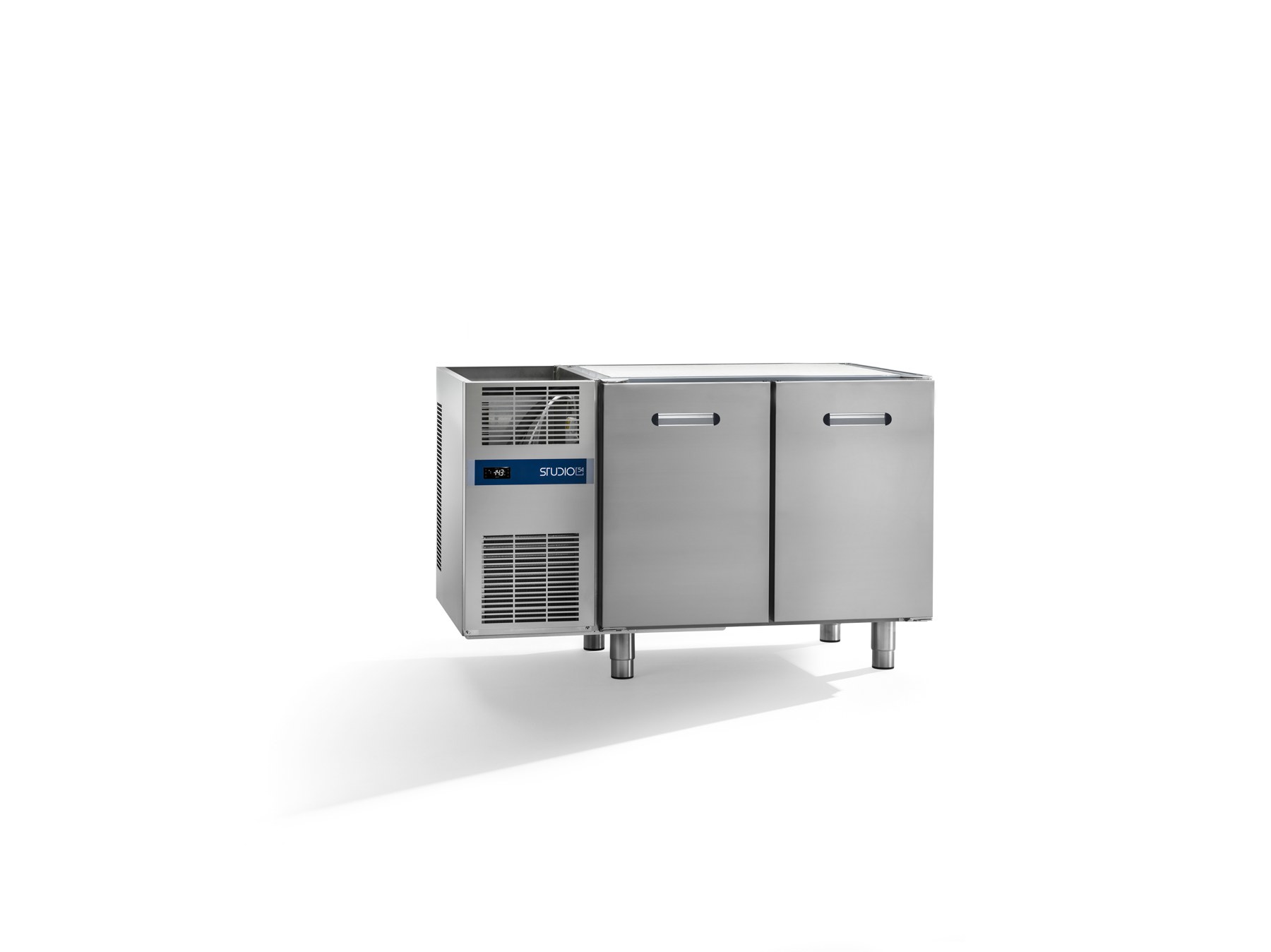 Studio54 Daiquiri Basic Line SP50 H660 Kühltisch 2 Türen mit Aggregat – ohne Arbeitsplatte
