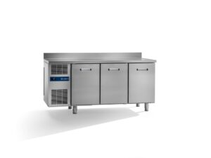 Studio54 Daiquiri Basic Line SP50 H660 Kühltisch 3 Türen mit Aggregat – Arbeitsplatte mit Aufkantung