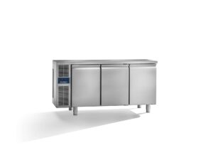 Studio54 Daiquiri Smart Line GN1/1 H710 Kühltisch 3 Türen – glatte Arbeitsplatte