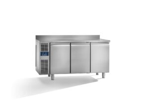 Studio54 Daiquiri Top Line GN1/1 H710 Kühltisch 3 Türen externes Aggregat – Arbeitsplatte mit Aufkantung