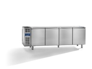 Studio54 Daiquiri Top Line EN 600x400 H760 Kühltisch 4 Türen externes Aggregat – ohne Arbeitsplatte