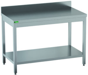 Pro Arbeitstisch mit Aufkantung und Grundboden – 1500x700x950h mm