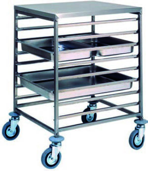 Pro Servierwagen – GN2/1, 8-fach – 16h mm