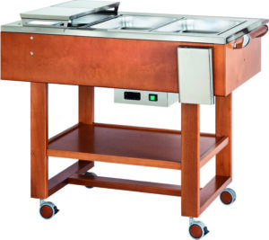 Pro Bain-Marie-Wagen – 1230x650x950h mm
