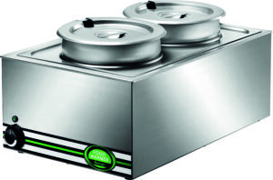 Pro Bain-Marie-Speisenwärmer – GN1/1, 3-fach – 150h mm