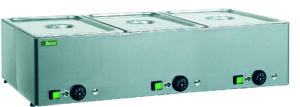 Pro Bain-Marie-Speisenwärmer – GN1/1, 3-fach – 150h mm