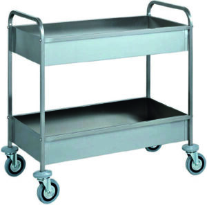 Pro Abräumwagen aus Edelstahl