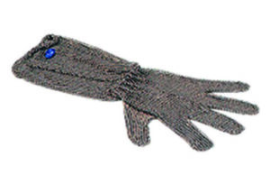 Pro Stechschutzhandschuh aus Edelstahl mit Unterarmschutz