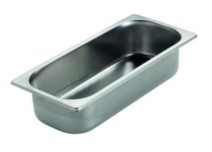 Pro Eisbehälter aus Edelstahl – 330x165x150h mm mm – 330x165x150
