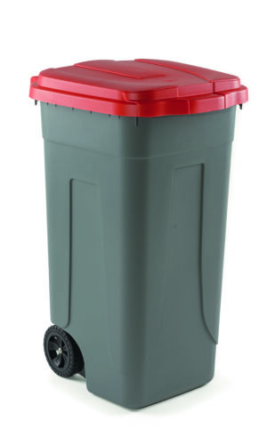 Pro Abfallbehälter und Rollen – 80L