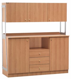 Pro Servierschrank in Holzoptik