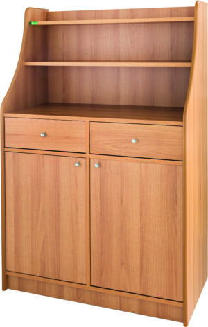 Pro Servierschrank in Holzoptik
