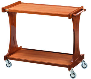Pro Servierwagen in Holzoptik