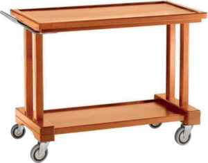 Pro Servierwagen in Holzoptik