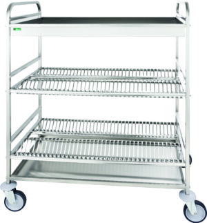 Pro Abtropfwagen für Teller und Gläser