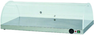 Pro Warmhalteplatte mit Plexiglashaube